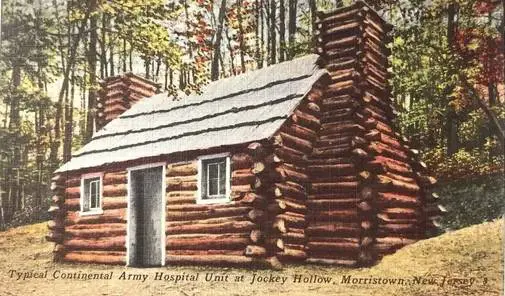 rs=w_600,h_300,cg_true A painting of an old log cabin in the woods.