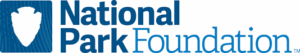 National Park Foundation logo, blue text.