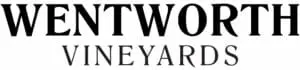 Wentworth Vineyards black wordmark on white